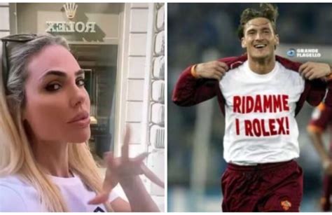 guerra per accaparrarsi rolex|Totti.